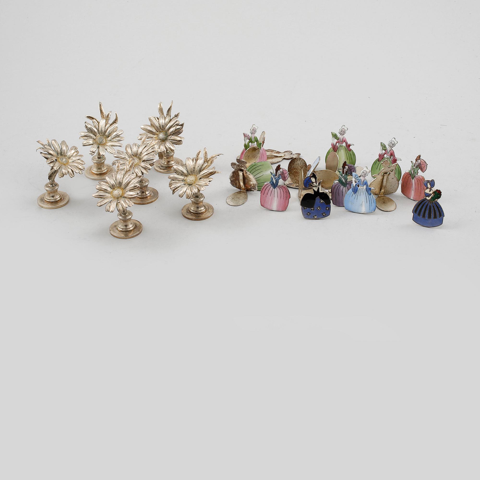 HÅLLARE FÖR PLACERINGSKORT, 12+18 st, 1900-tal.