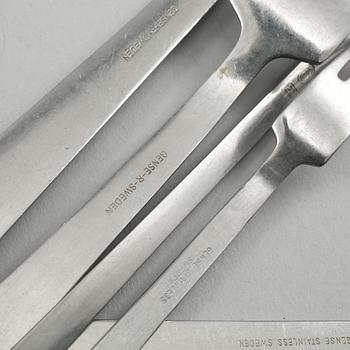 BESTICK, 94 delar, rostfritt stål, "Thebe", Folke Arström.