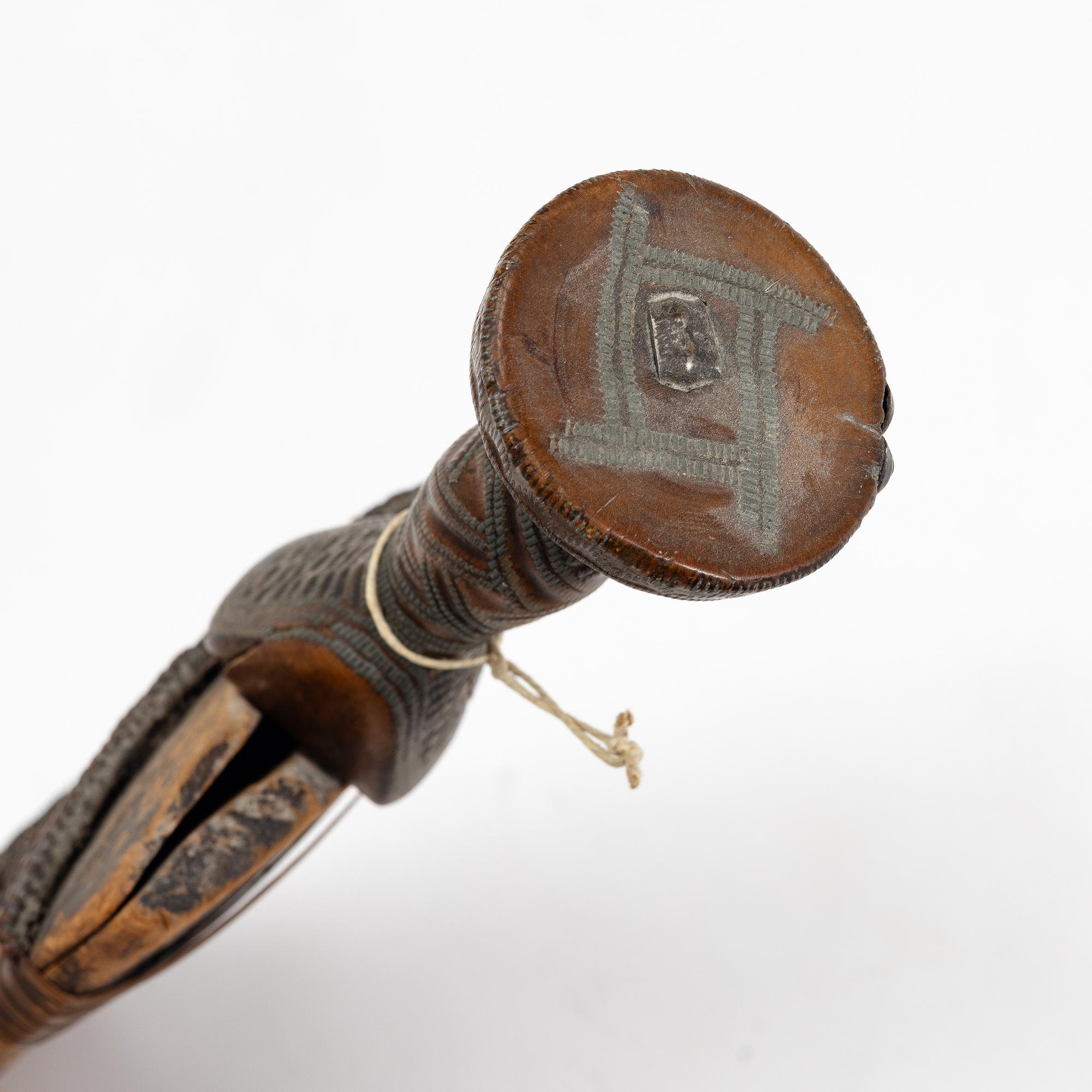 A Luba short sword, Congo,