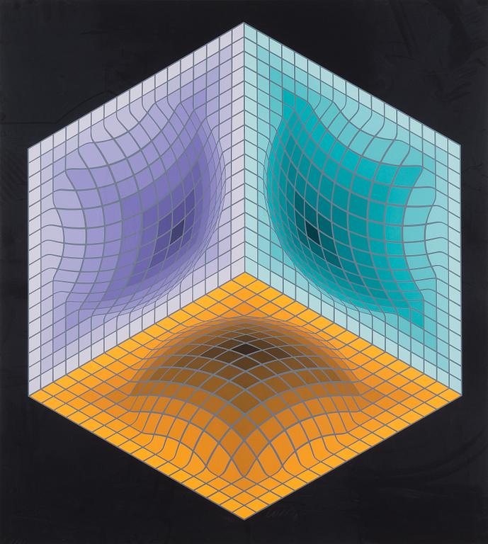 VICTOR VASARELY, COMPOSITION.