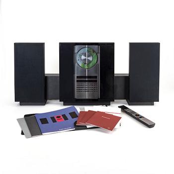 Bang & Olufsen, a 'BeoCenter 2300' CD/Tuner with speakers 