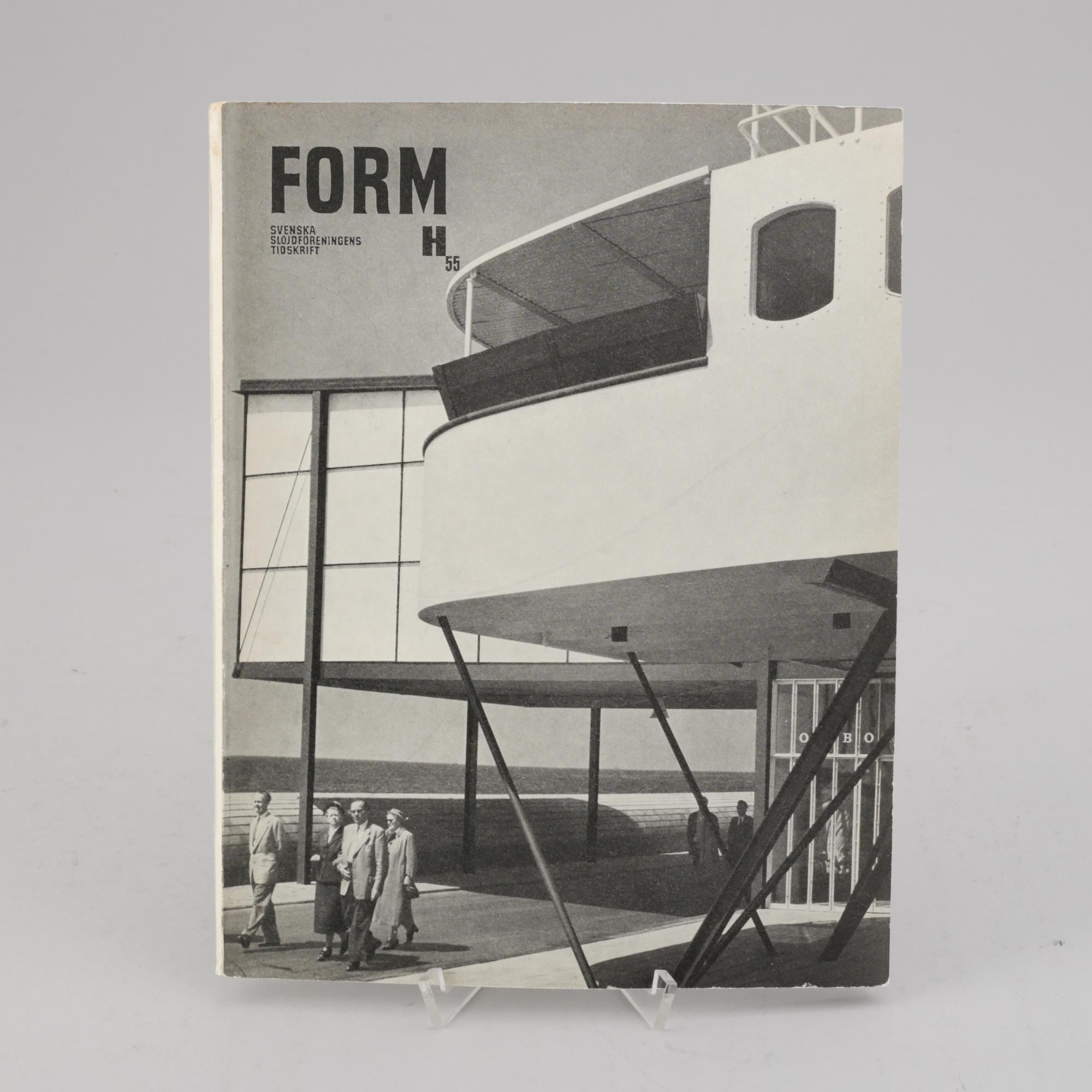 121 parts of swedish magazine 'FORM', 1944-61.