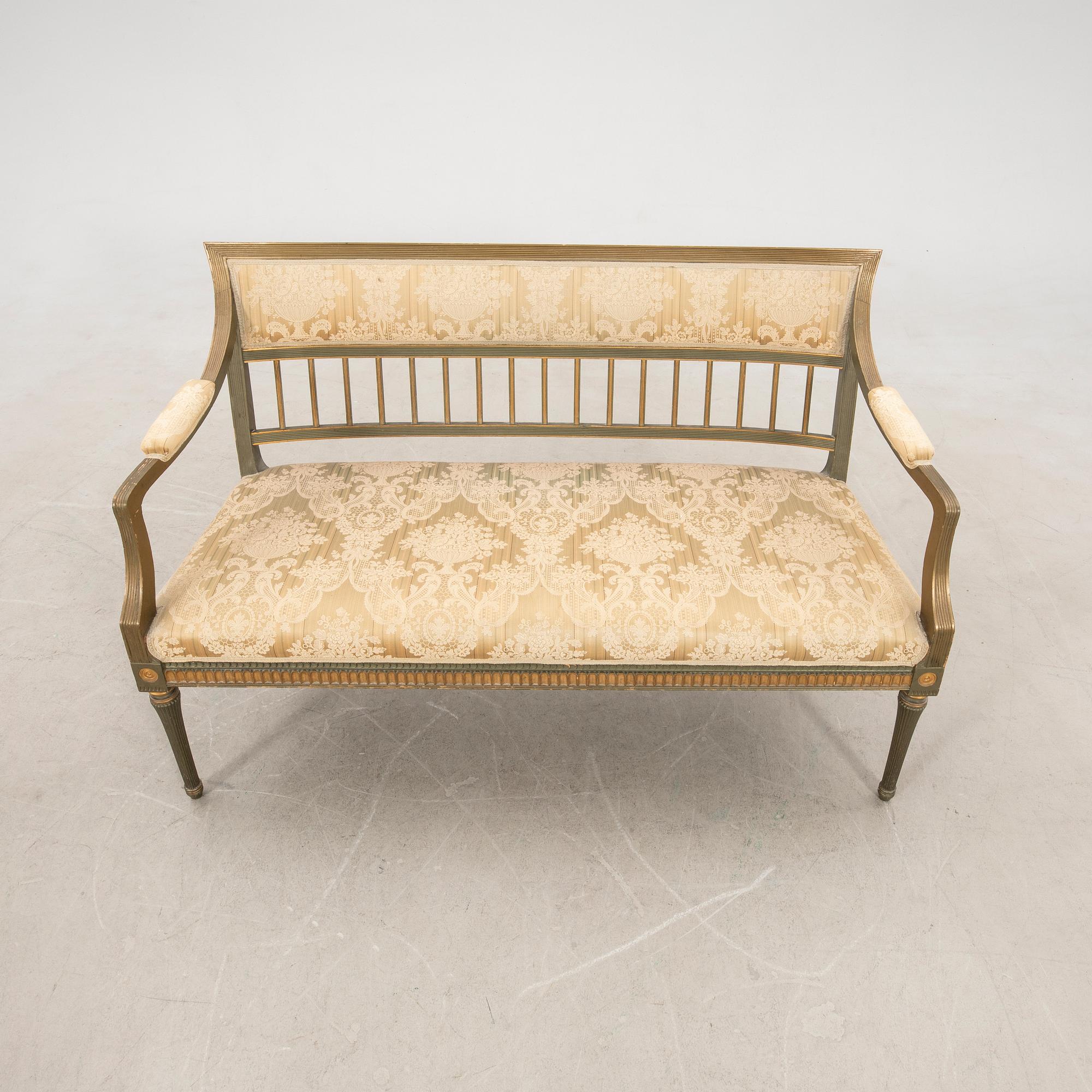 Sofa and four chairs in Neoclassical style, early 20th century.