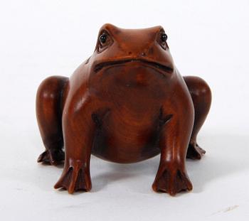 NETSUKE, trä, orientalisk.