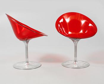 STOLAR, ett par, "Eros", Philippe Starck för Kartell, Italien, 1900-/2000-tal.