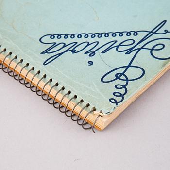 Two sketch books by Carl Kylberg.