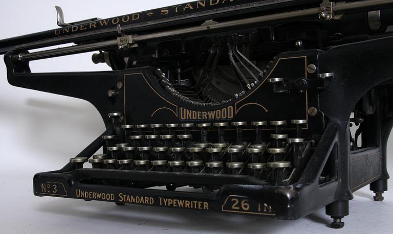 SKRIVMASKIN, Underwood Standard, USA, 1900-talets första hälft.