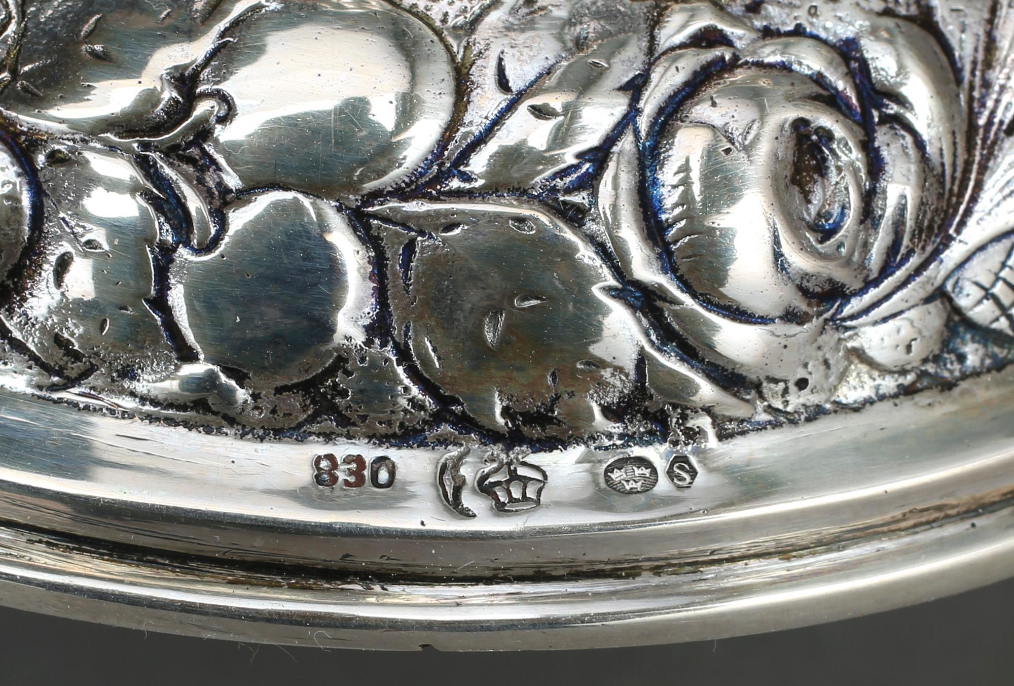 KANDELABRAR, ett par, silver, Tyskland, 1900-tal.