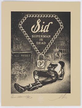 Shepard Fairey & Dennis Morris,  the complete portfolio with 10 letterpress prints, 2013. Each signed and numbered.