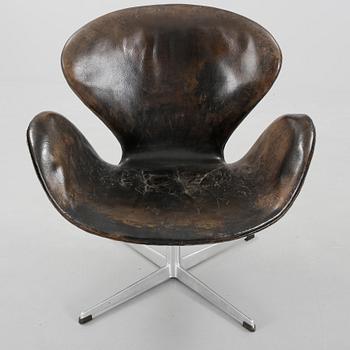 FÅTÖLJ, "Svanen", Arne Jacobsen, Fritz Hansen Danmark, 1960-tal.