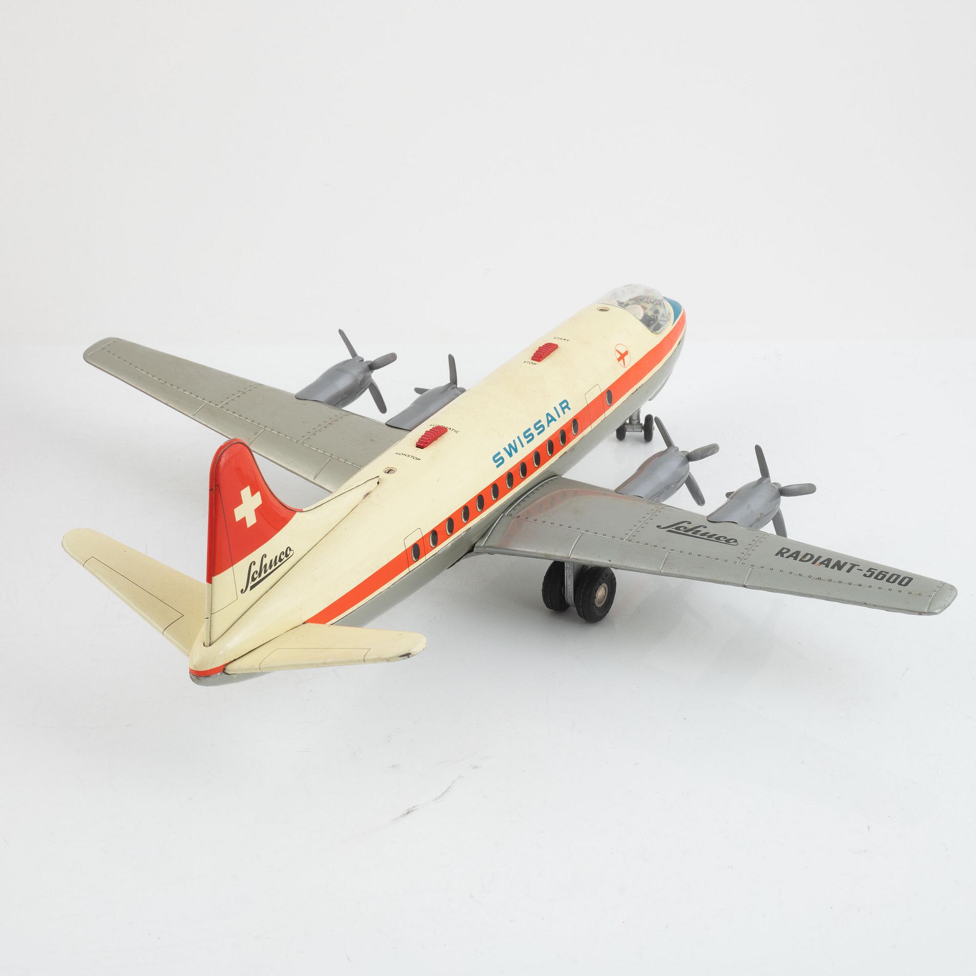 Schuco, Flygplan Swissair, "Electro radiant 5600".