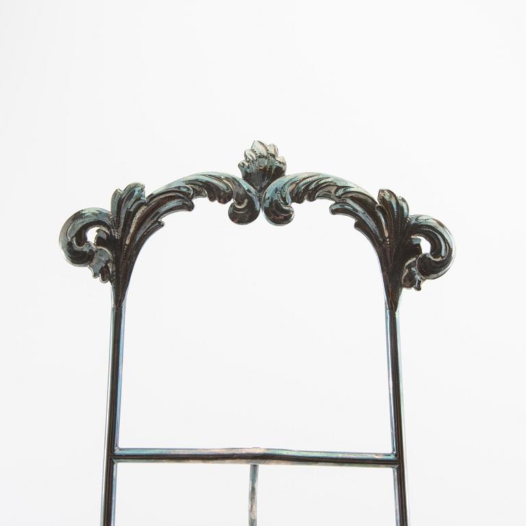 Fotografi/Tavel-ställ tidigt 1900-tal nysilver.