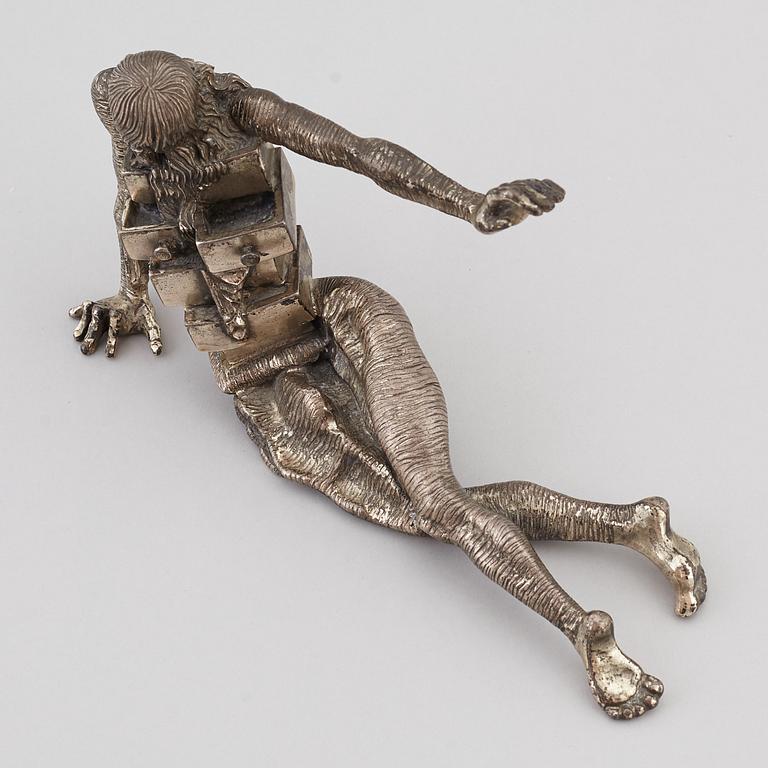SALVADOR DALÍ, skulptur, sterlingsilver, 1982, signerad Dali och numrerad 057/330-A.