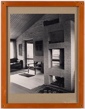 Børge Mogensen, 9 framed photographs depicting Mogensen's house at Soløsevej in Gentofte, Denmark.