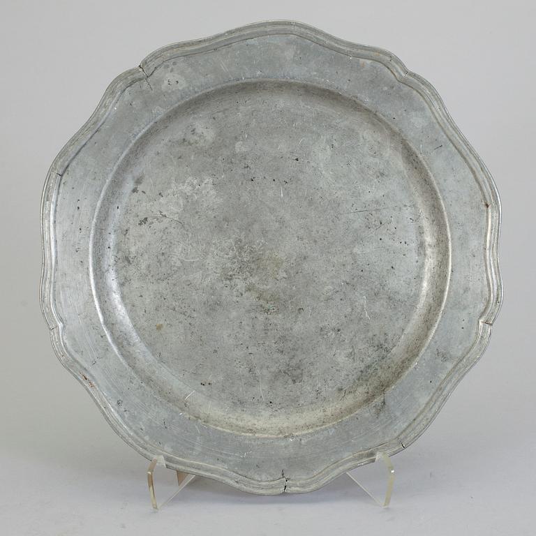 FAT, tenn, otydliga stämplar troligen England, 17/1800-tal.