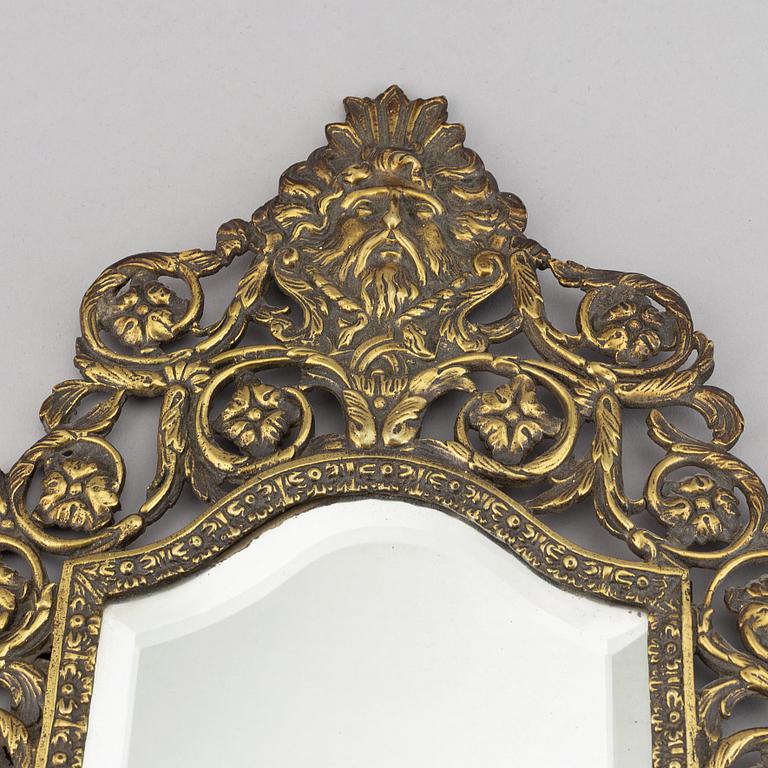 Speglar, ett par, barockstil, 1800-tal.