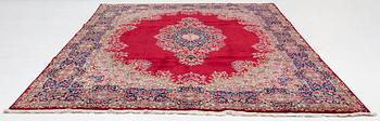 Carpet, Kirman Laver, semi-antique, 392 x 296 cm.