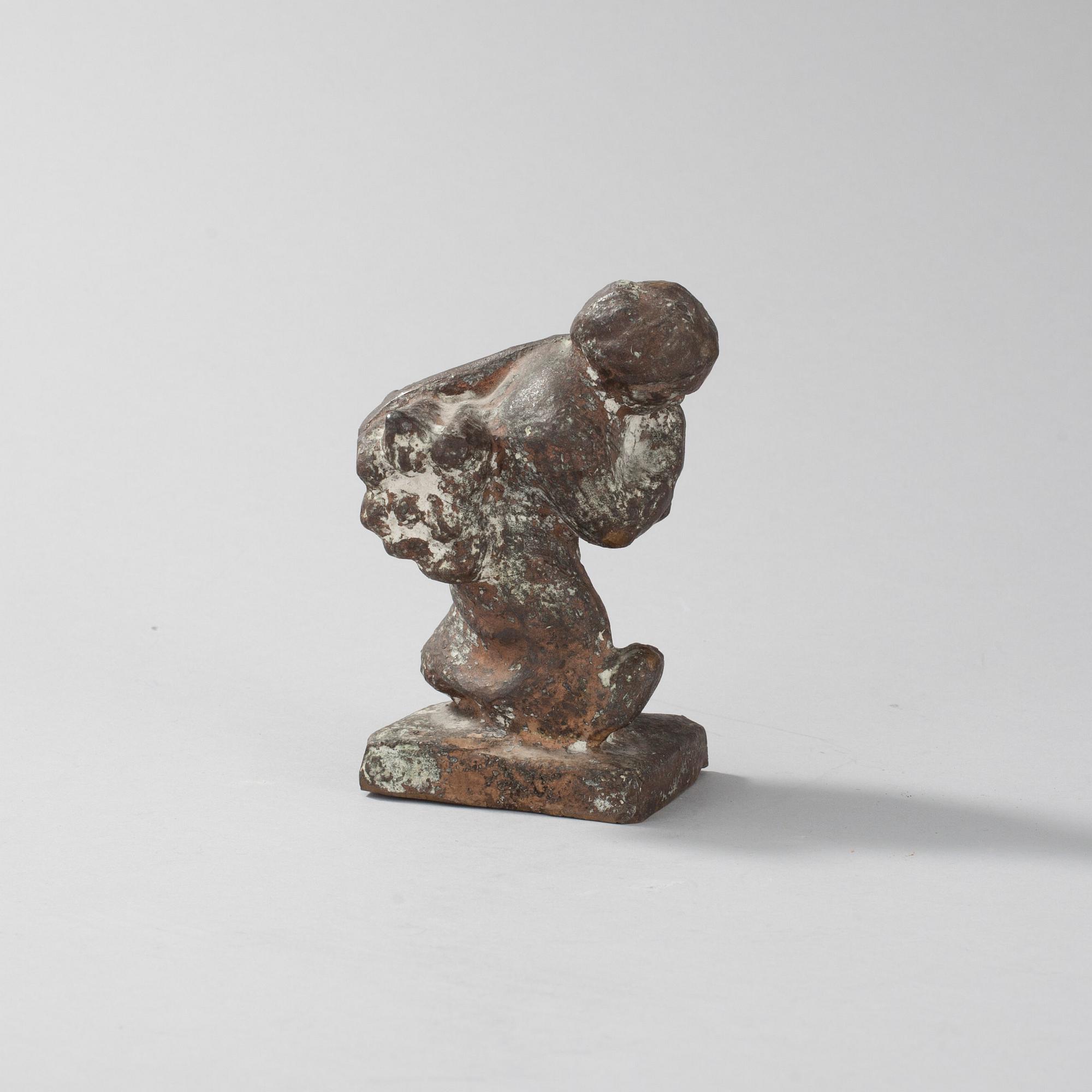 BEN RENVALL, brons, signerad.