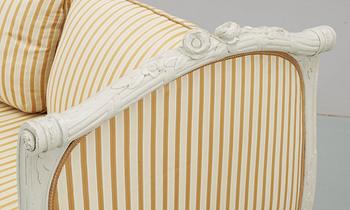 A Gustavian late 18th Century sofa.