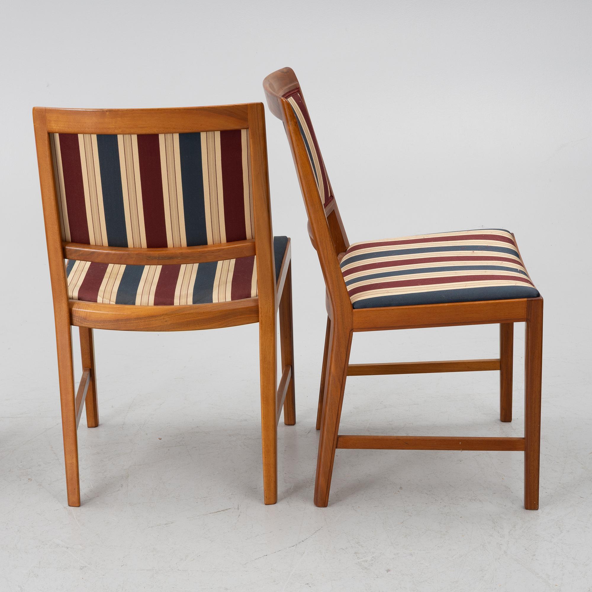 Bertil Fridhagen, A nine piece 'Diamant' dining set, Svenska Möbelfabrikerna Bodafors, 1960s.
