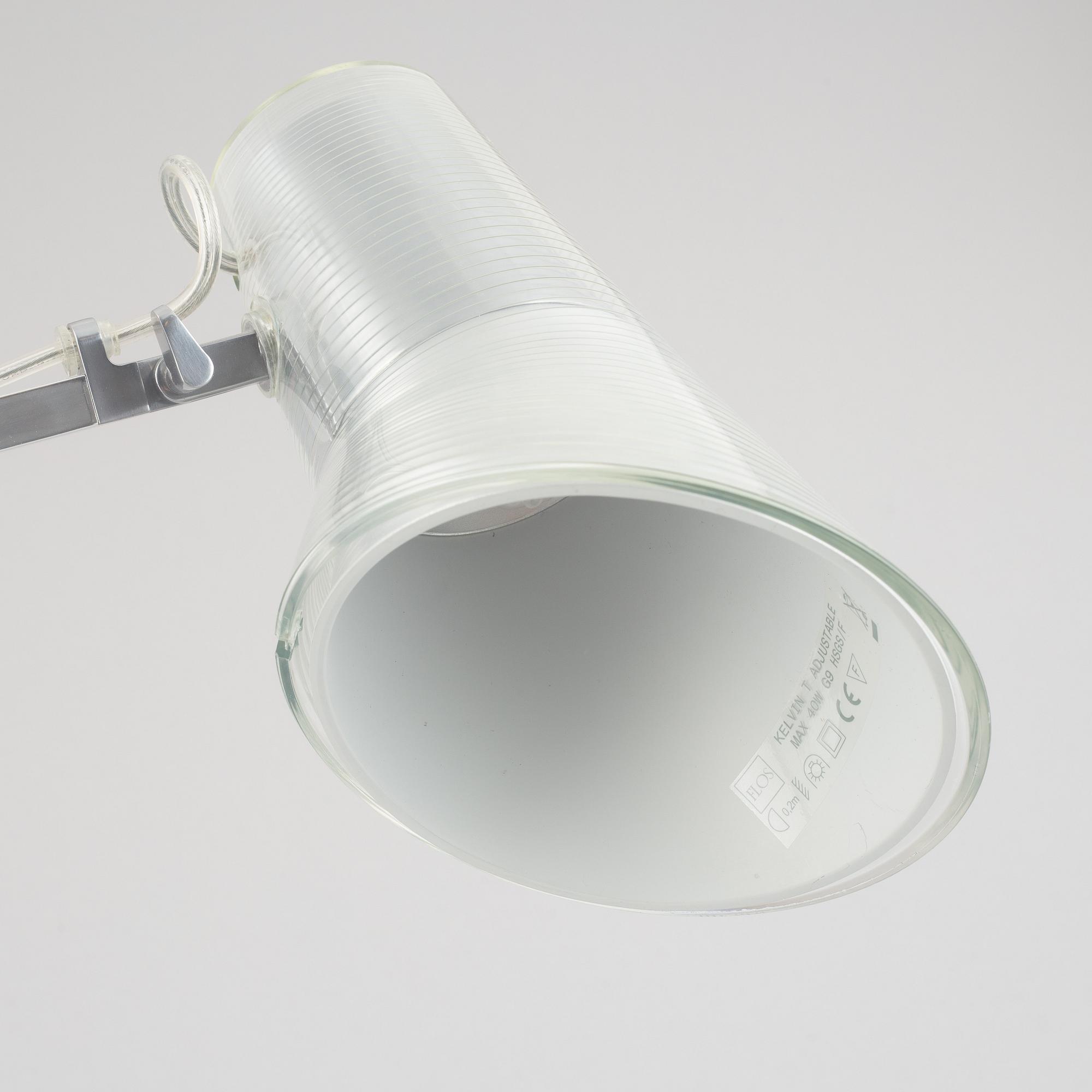 Antonio Citterio  three 'Kelvin' desk lamps, Flos.