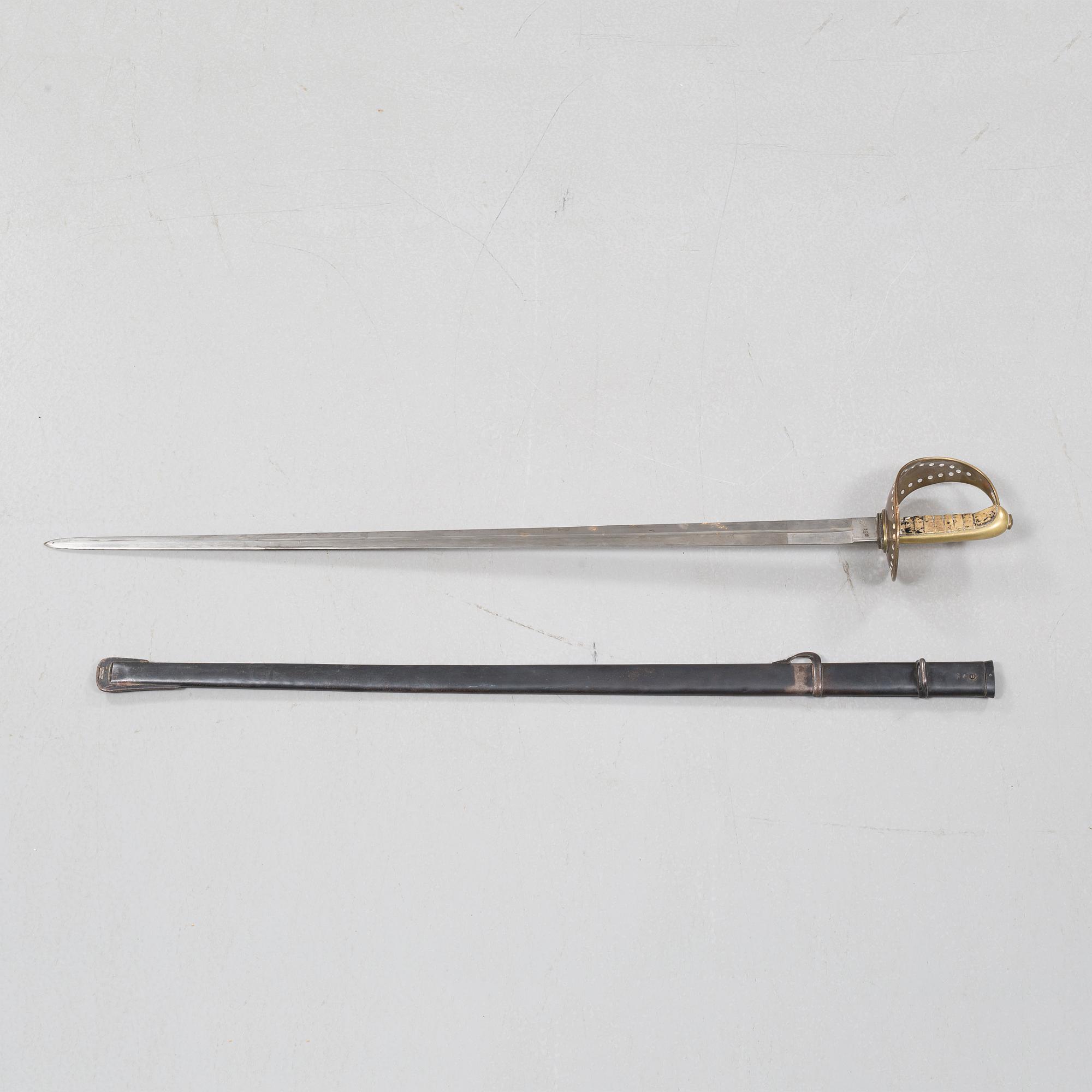 A sword for the swedish cavalry, m/1893.