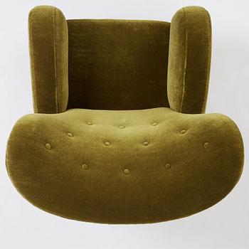 Märta Blomstedt, an 'Aulanko' armchair, Kantosen Puutyö Oy, Finland, designed in 1939 for the Hotel Aulanko in Tammerfors.