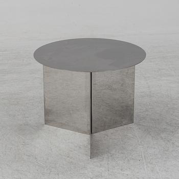 A HAY "Slit table" round mirror side table, Denmark.