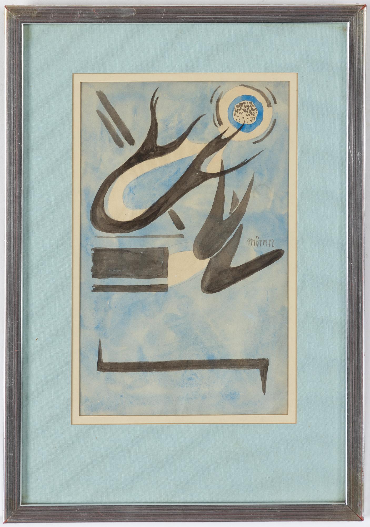 Stellan Mörner, "Omslag till en årsberättelse för Riksförbundet för bildande konst".