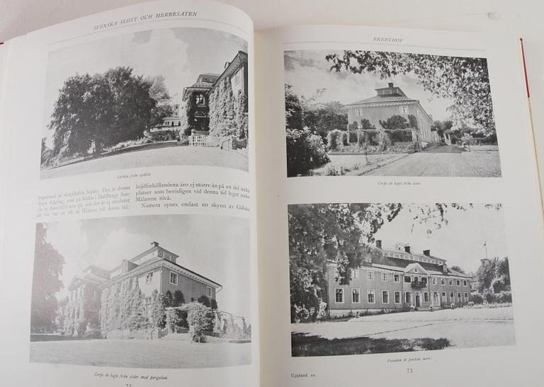 BOK, 14 vol. "Svenska slott och herresäten vid 1900-talets början".