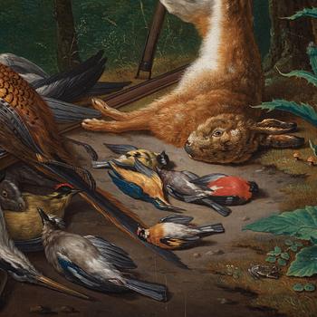 Pieter Snyers (Snijers) Tillskriven, Jaktstilleben.