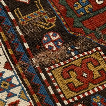 Gallerimatta, Kazak, södra Kaukasus, Ca 248 x  117 cm.