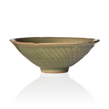 A carved 'Yazohou' bowl, Song dynasty (960-1279).