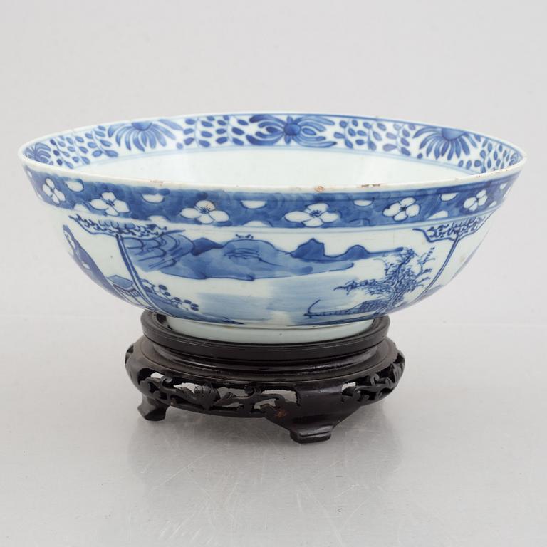 Parti porslin, 6 delar, Kina, 1800-tal/sen Qing.