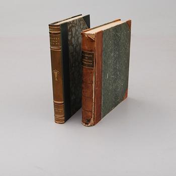 BÖCKER: Glaset Förr och Nu, Seitz, 1933. Die Radierungen Rembrandts, 1922. 2 volymer.