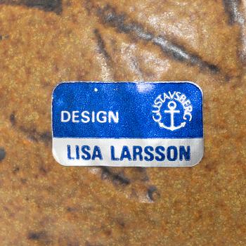 Lisa Larson, A stoneware 'Lejon midi' figurine, Gustavsberg, Sweden.