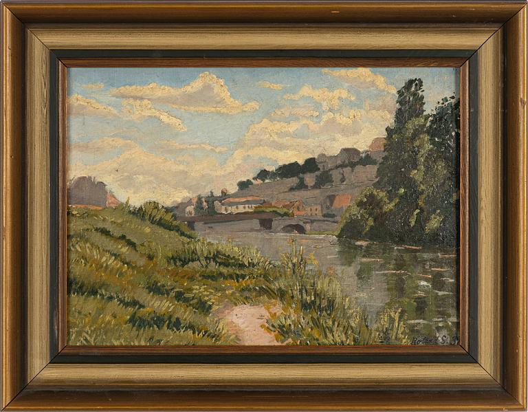 Roland Svensson, French River Landscape.