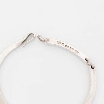 Silver bracelet, Martin Öhman, Halmstad 1982.
