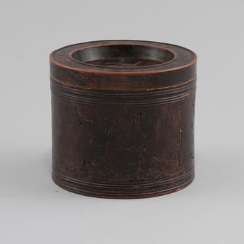 BURK med LOCK, stengods, Kina, troligen 1900-tal.