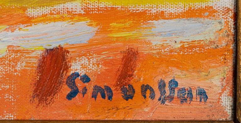 Birger Simonsson, oil on canvas, signed.