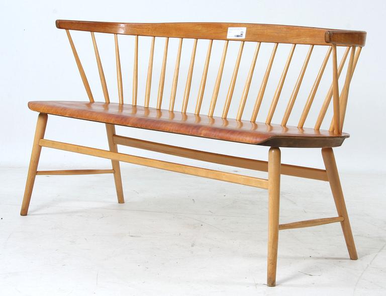 SOFFA, samt STOLAR, ett par, Bröderna Wigells Stolfabrik AB, Malmbäck, samt STOLAR, ett par, 1950/1960-tal.