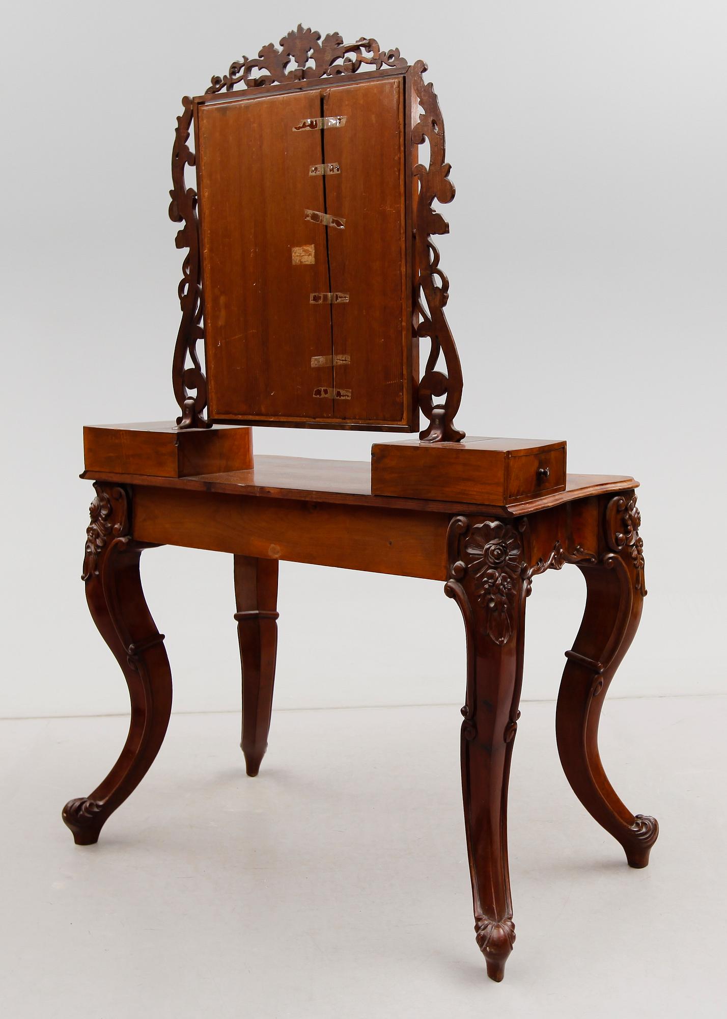 TOALETTBORD, senempire, 1800-talets mitt.