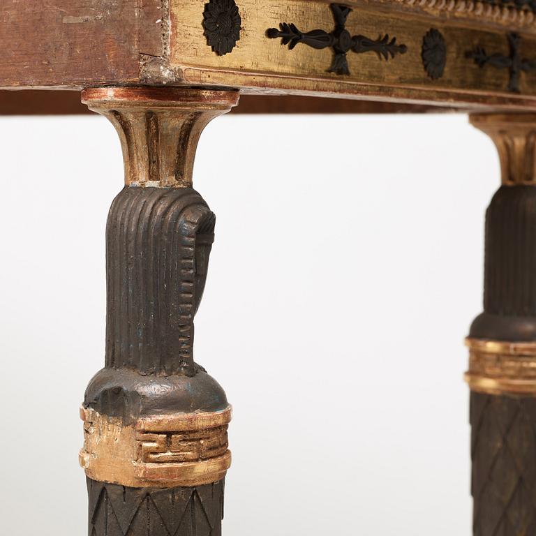 KONSOLBORD, sengustavianskt stockholmsarbete, 1800-talets början.