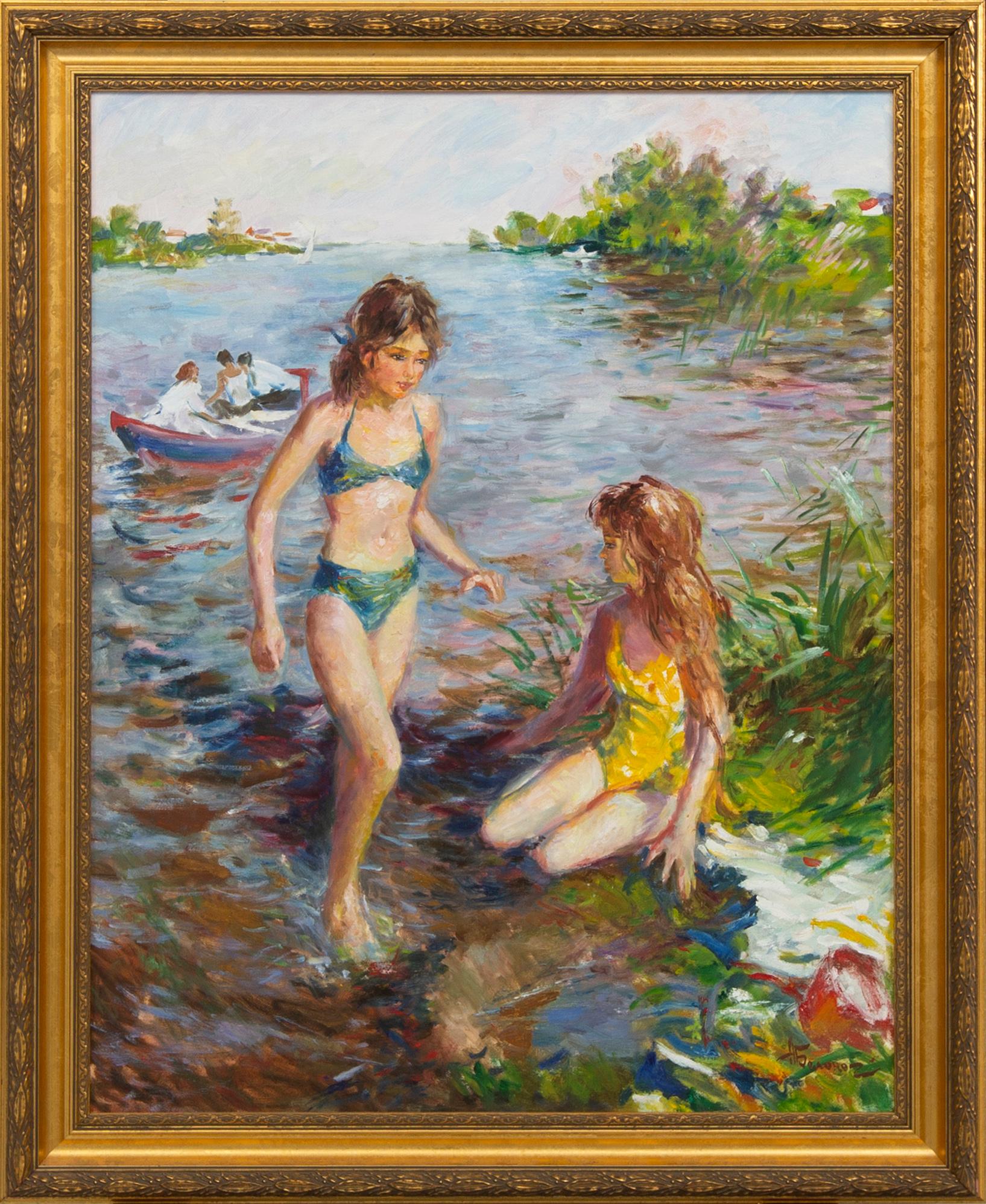 Anatoli Belonog, oil on canvas, signed.
