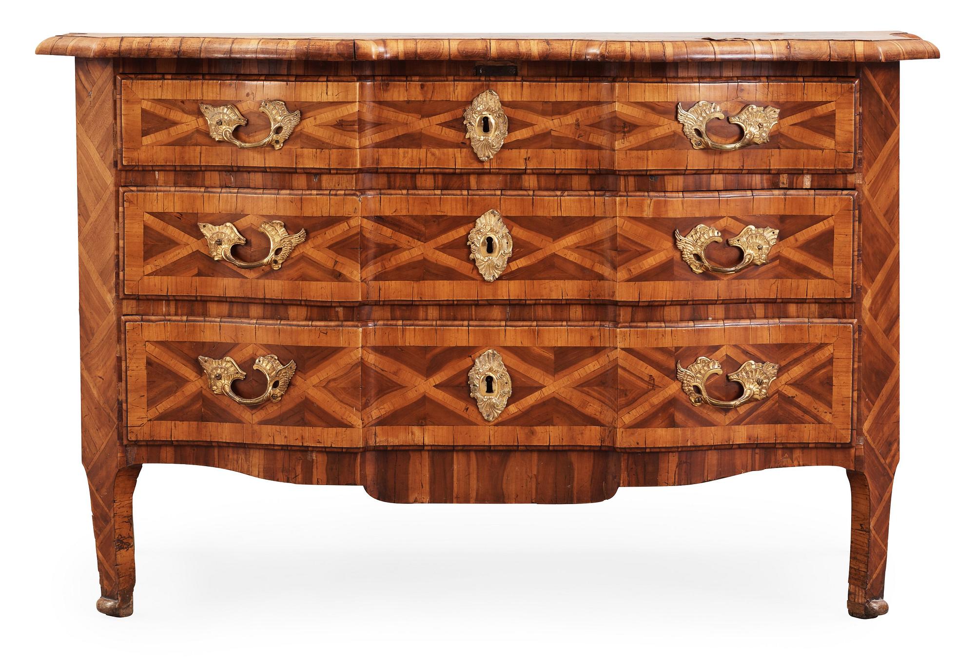 A Swedish late Baroque 18th century commode.