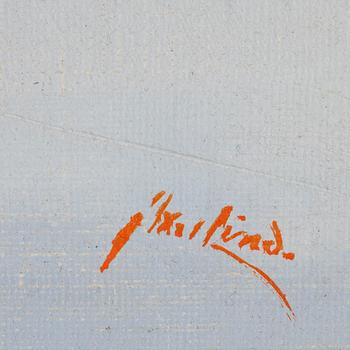 AXEL LIND, olja på duk, signerad.