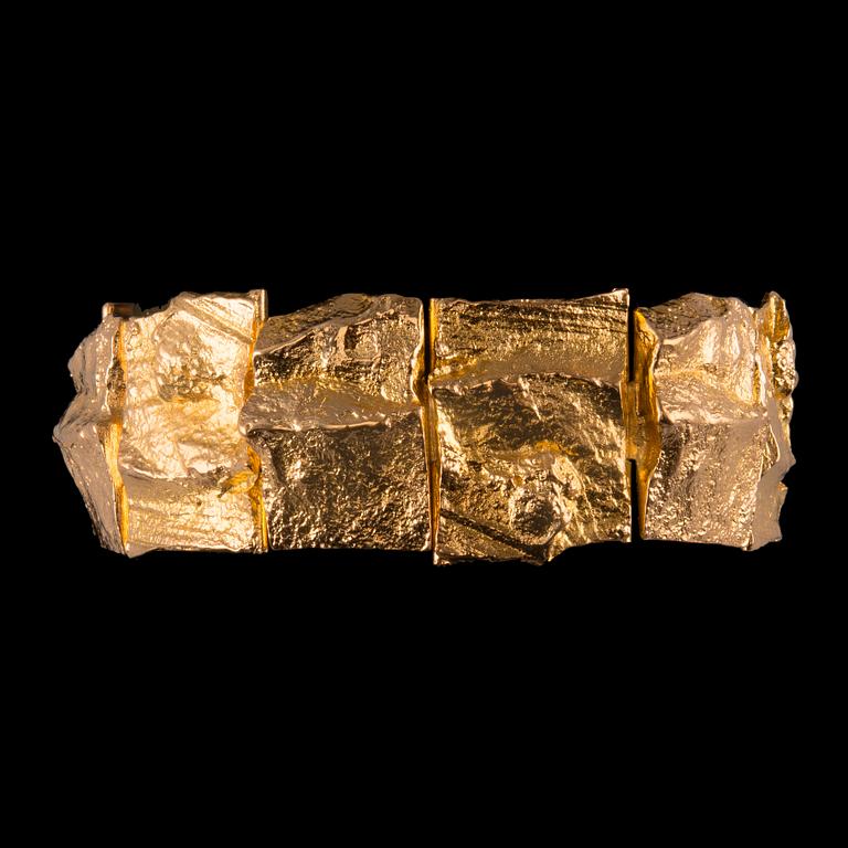 Björn Weckström, A BRACELET, gold 14K, "Golden River", Lapponia 1970. Weight 85,7 g.