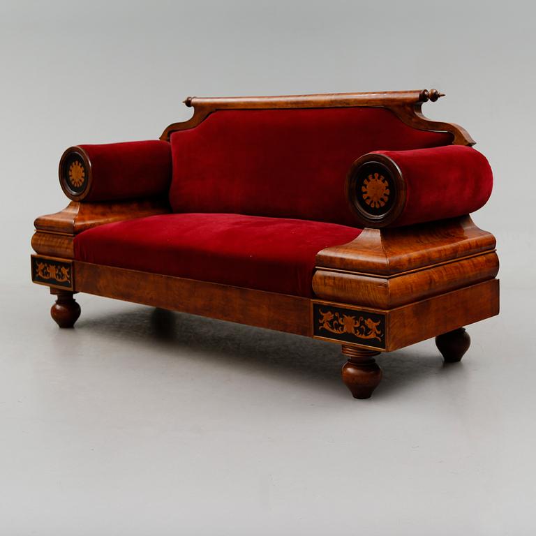 SOFFA, biedermeier, 1800-talets mitt.