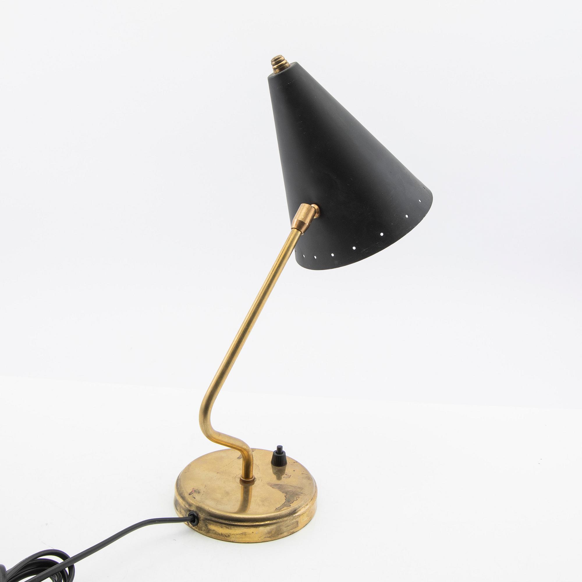 Bordslampa, 1900-talets mitt.