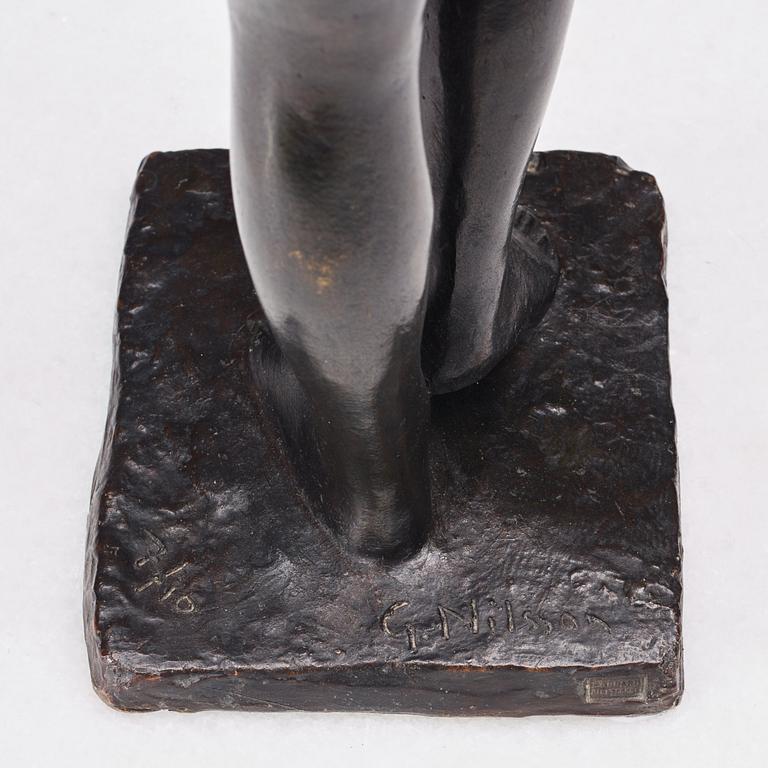 GUNNAR NILSSON, bronze sculpture, signed G. Nilsson, numbered 7/10.